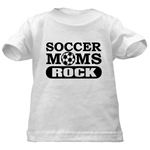 Baby soccer t shirtsSoccer Moms Rock t-shirts