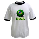Cool soccer t-shirts, Brazil Women t-shirts