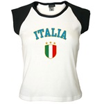Girl soccer t-shirts, Italia t-shirt