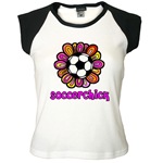 Girl soccer t-shirts, Groovy SoccerChick