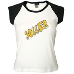 Girl soccer t-shirts, Soccer Yellow Slant