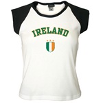 Girl soccer t-shirts, Ireland t-shirt