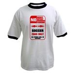 Soccer tee shirt; NO PARKING Soccer
