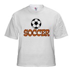 Soccer child t-shirts, Soccer Orange