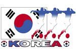 Korea soccer shirt d412