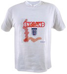 World cup t-shirts England